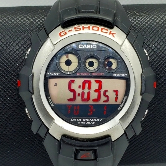 G-Shock | Accessories | Rare Redblack Casio Gshock G300 2453 Data Memory  Watch | Poshmark